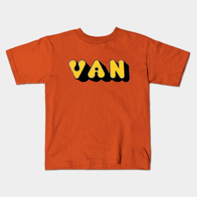 VAN (Radio Controlled) Kids T-Shirt by TopCityMotherland